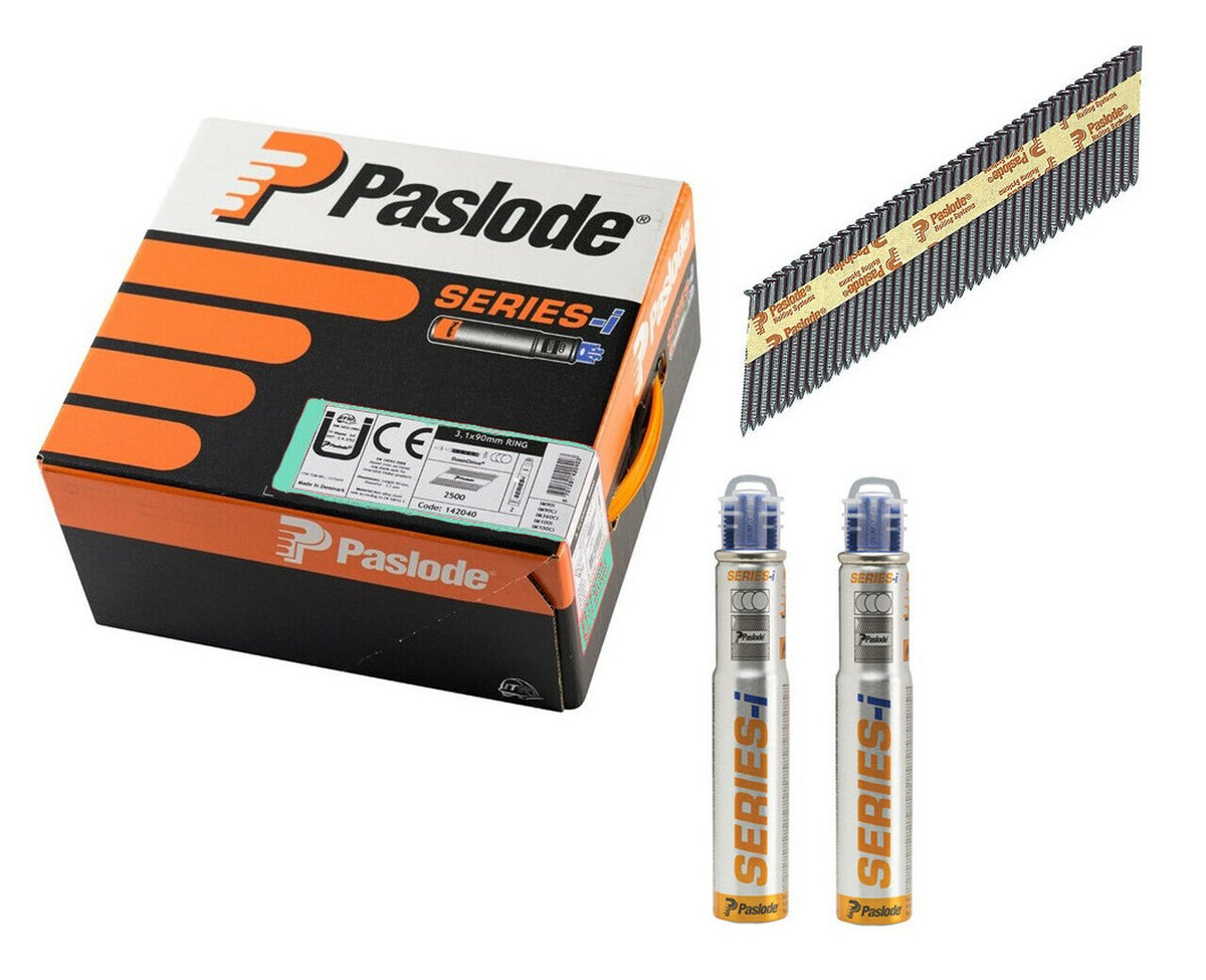Paslode Bright Ring Shank Nails for IM360Ci Fuel Pack