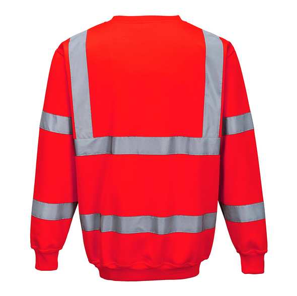 Portwest B303 - Hi-Vis Sweatshirt Orange (Rail Industry)