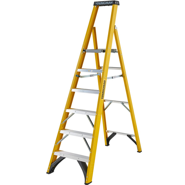 Youngman S400 HD GRP Platform Step Ladder (4808385855542)