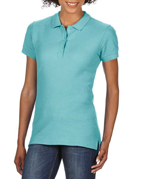 Gildan G85800L Premium Cotton Ladies Double Knit Polo (6571608277046)