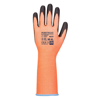 Portwest A631 Vis-Tex Cut Glove Long Cuff (12 pairs)