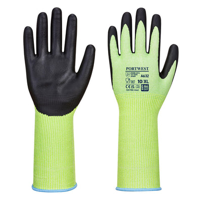 Portwest A632 Green Cut Glove Long Cuff (12 pairs)