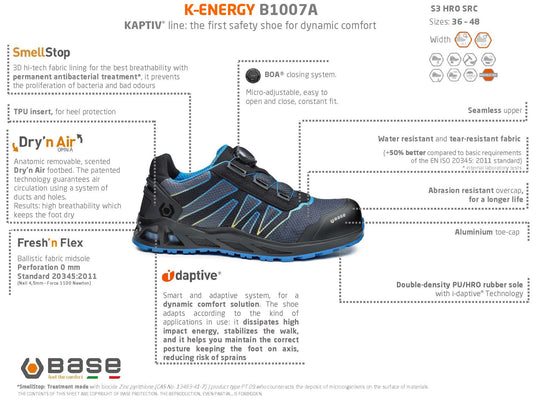 Portwest B1007 K-Energy Base Premium Safety Footwear (S3) (6560057589814)