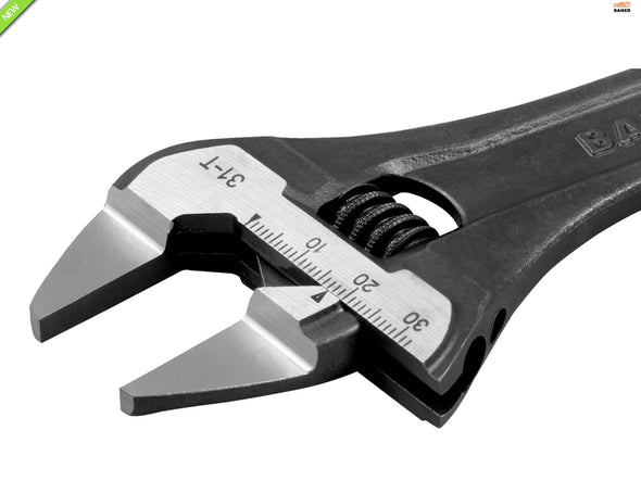 Bahco 31-T Thin Jaw Adjustable Spanner with Serrated Pipe Jaws