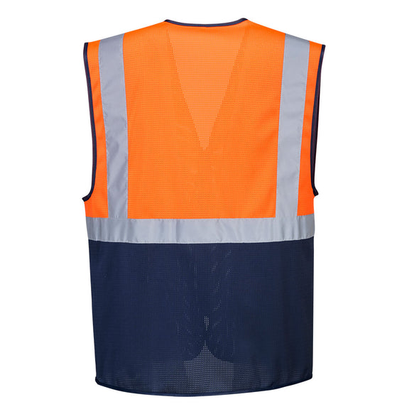 Portwest C377 MeshAir Two Tone Hi-Vis Executive Vest (Pack of 5) (4713625288758)