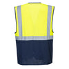 Portwest C377 MeshAir Two Tone Hi-Vis Executive Vest (Pack of 5) (4713625288758)