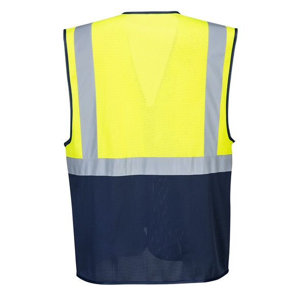 Portwest C377 MeshAir Two Tone Hi-Vis Executive Vest (Pack of 5) (4713625288758)