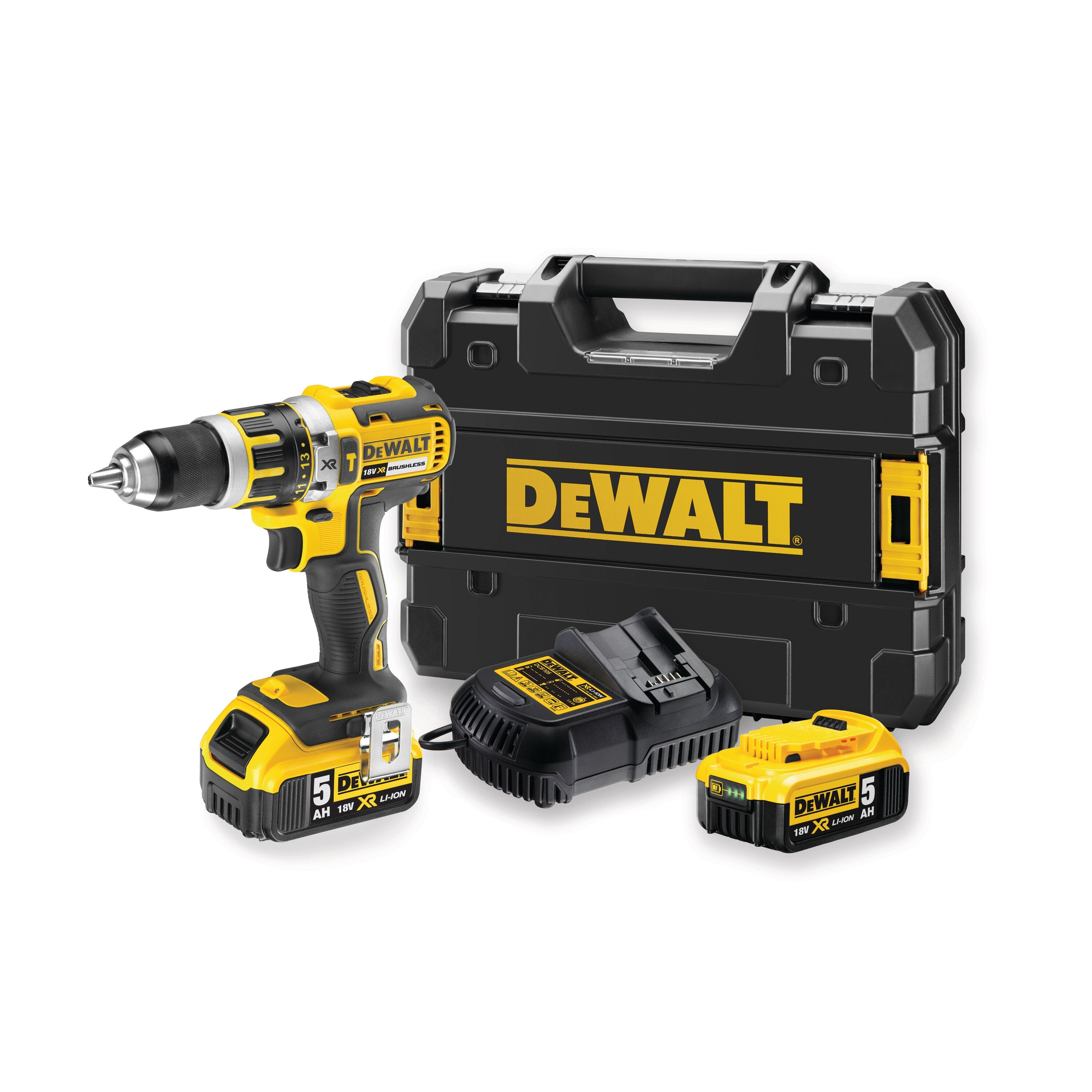 liste Landsdækkende hvis du kan DeWalt DCD795 18V XR Li-Ion Brushless Combi Hammer Drill Kit (60 Nm) –  Tradesetter