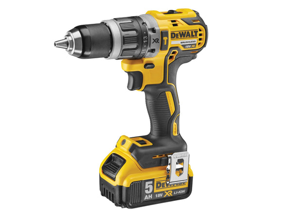 Dewalt 18V DCD796P1 XR Brushless Combi Drill Set (1 x 5.0Ah Li-ion + Charger + Kitbox)