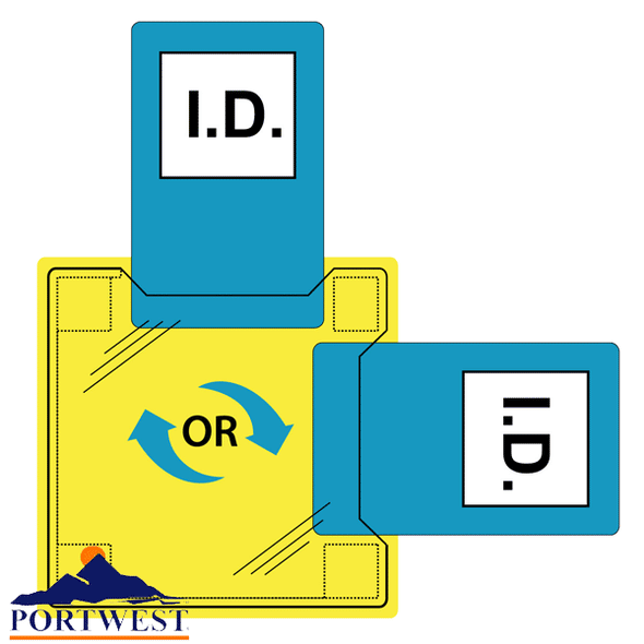 Dual ID Holder Sew-On - ID20 (Pack of 3) (4717567639606)