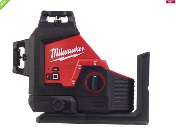 Milwaukee 12V M12™ 3PL-0C Green 360° 3 Plane Laser