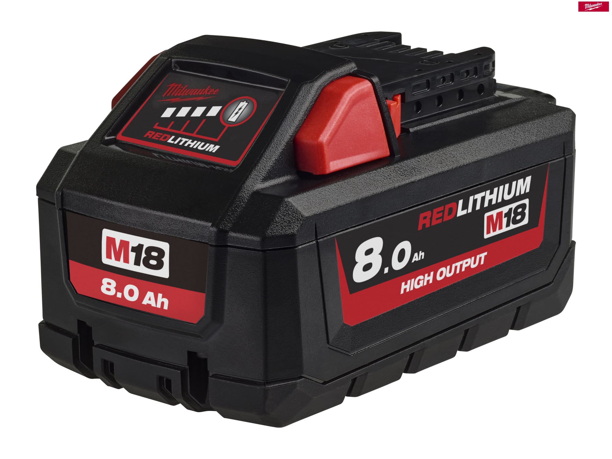 Milwaukee 18V M18 HB8 HIGH OUTPUT™ 8.0Ah Li-ion Slide Battery Pack