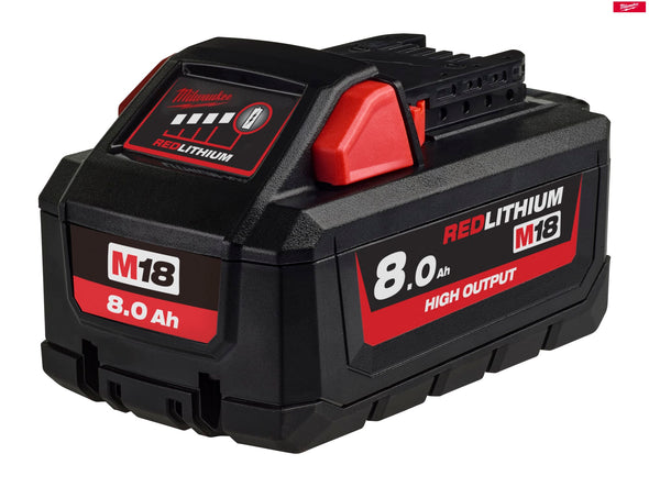 Milwaukee 18V M18 HB8 HIGH OUTPUT™ 8.0Ah Li-ion Slide Battery Pack