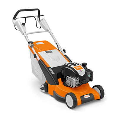 Stihl RM 545 VR 43cm self-propelled petrol lawnmower with rear roller (4763209269302)