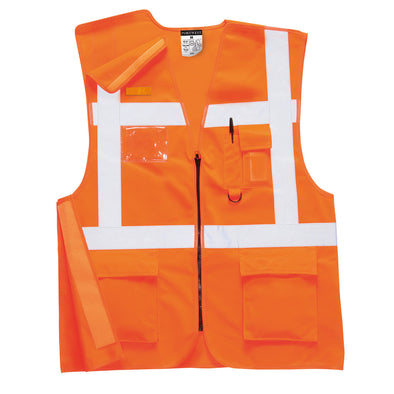 Portwest RT26 Hi-Vis Executive Rail Vest (4716277661750)