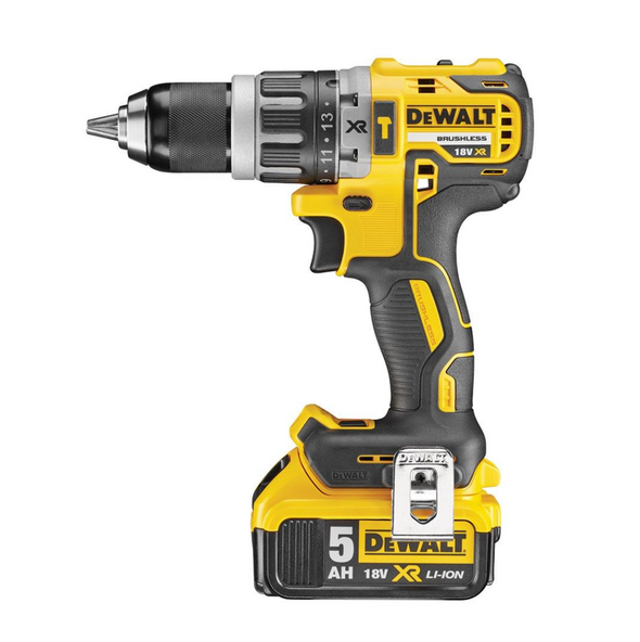 Dewalt 18V DCD796P1 XR Brushless Combi Drill Set (1 x 5.0Ah Li-ion + Charger + Kitbox)