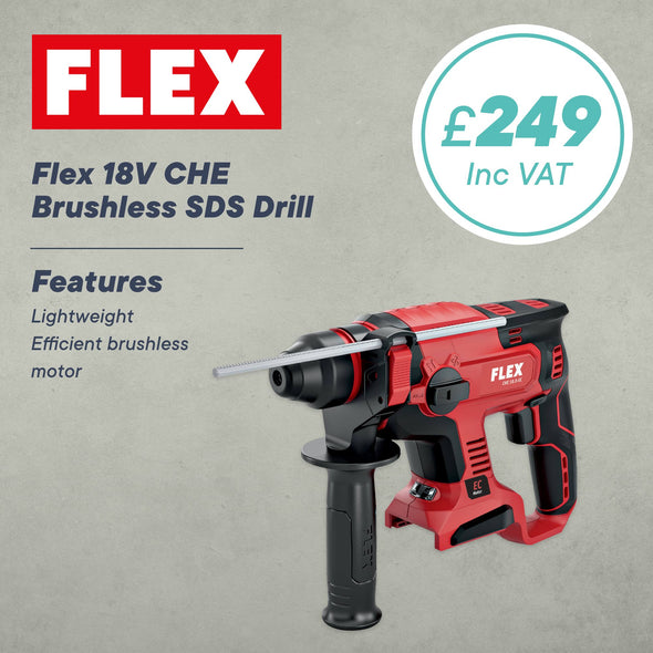 Flex CHE 18V Brushless SDS Drill