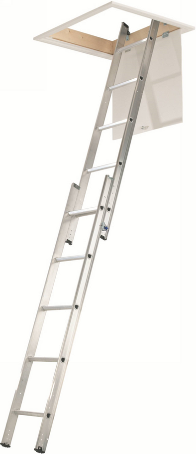 Werner 2-Section Loft Ladder With Handrail (4818108055606)