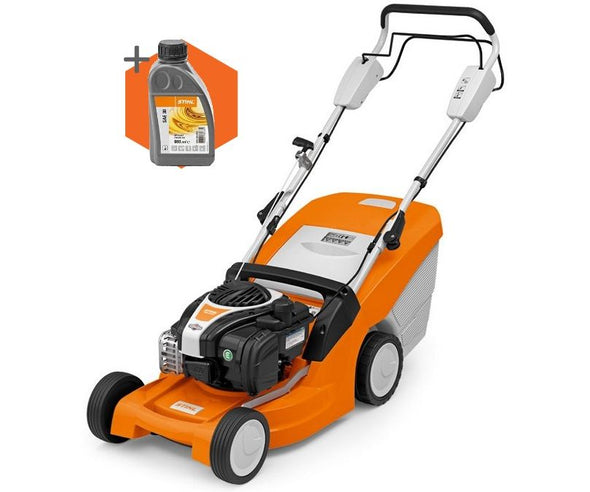 Stihl RM 443 T 41cm self-propelled petrol lawnmower with 1-speed drive (4760212668470)