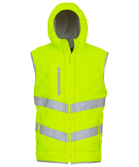 Yoko YK026 Hi-Vis Women's Kensington Hooded Gilet